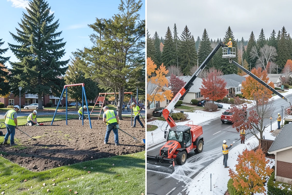 Line Striping in Bonney Lake, Pierce County, WA - Measure the site and confirm the striping layout