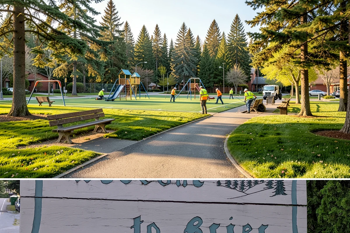Line Striping in Brier, Snohomish County, WA - Dry-weather months from late spring through early fall provide the best paint adhesion and cure conditions.