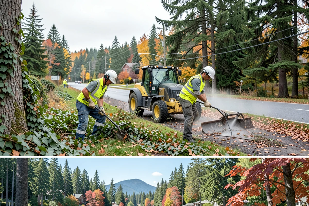 Line Striping in Covington, King County, WA - Dry-weather months from late spring through early fall provide the best paint adhesion and cure conditions.