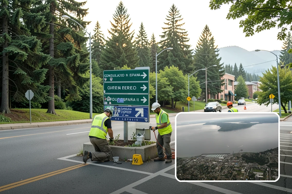 Line Striping in Des Moines, King County, WA - Well-defined lanes and parking stalls