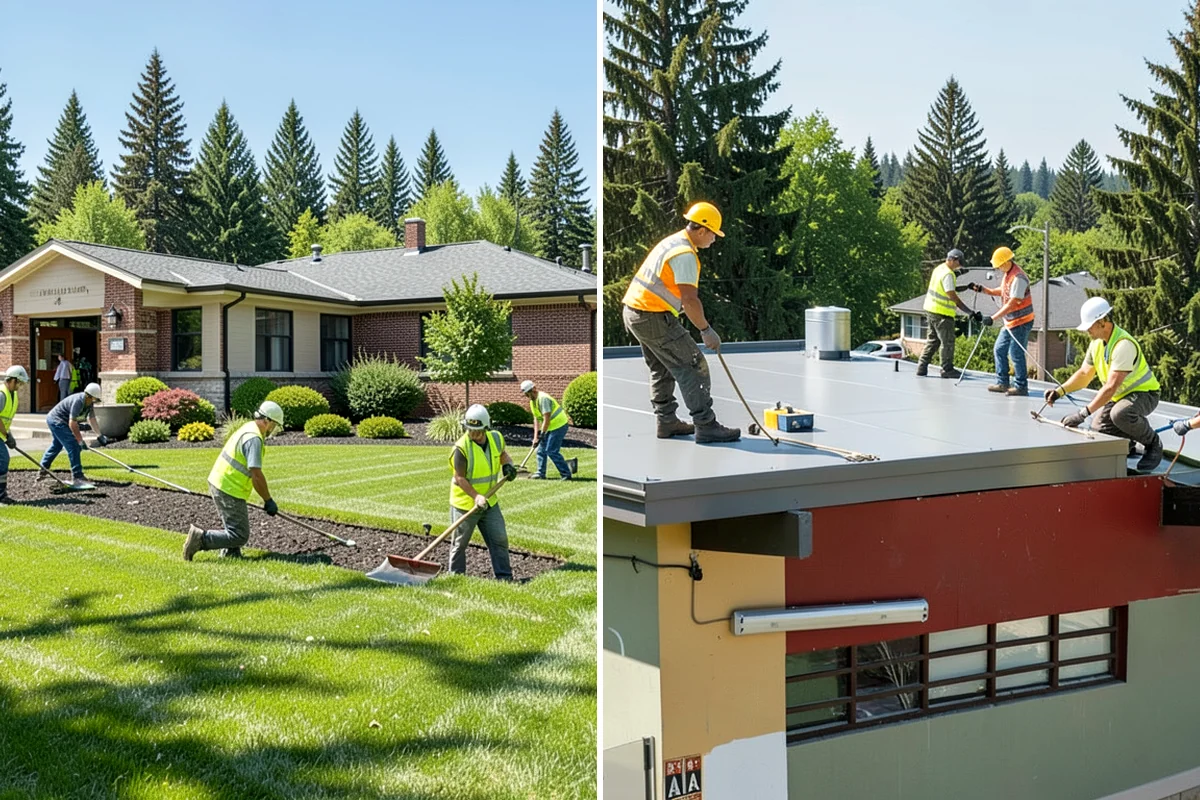Line Striping in DuPont, Pierce County, WA - Measure the site and confirm the striping layout