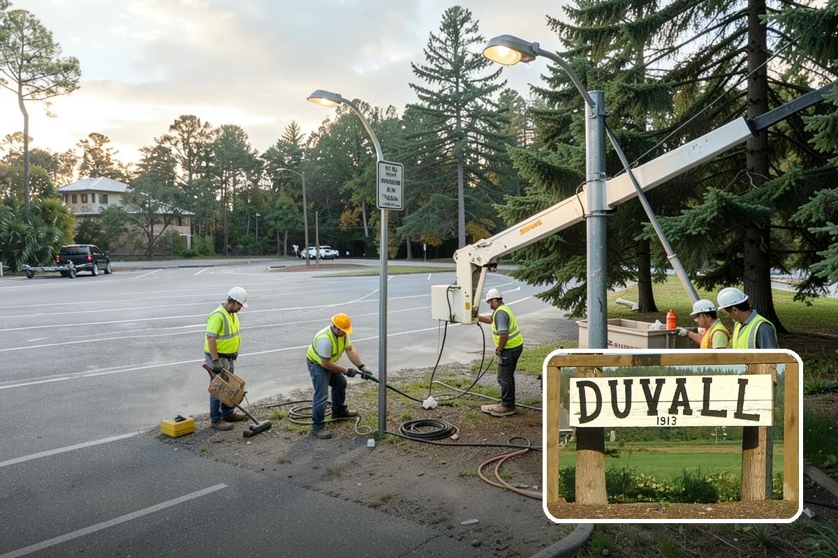 Line Striping in Duvall, King County, WA - Well-defined lanes and parking stalls