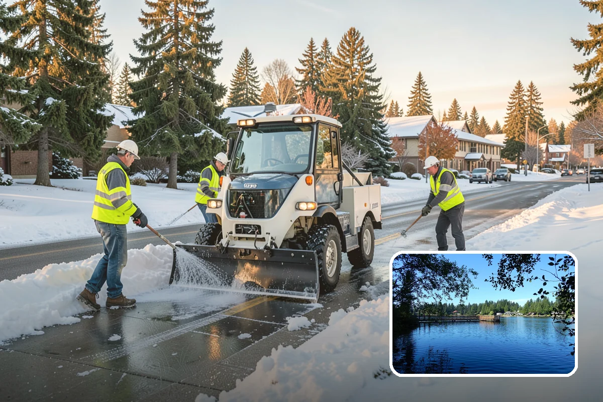Line Striping in Federal Way, King County, WA - Well-defined lanes and parking stalls