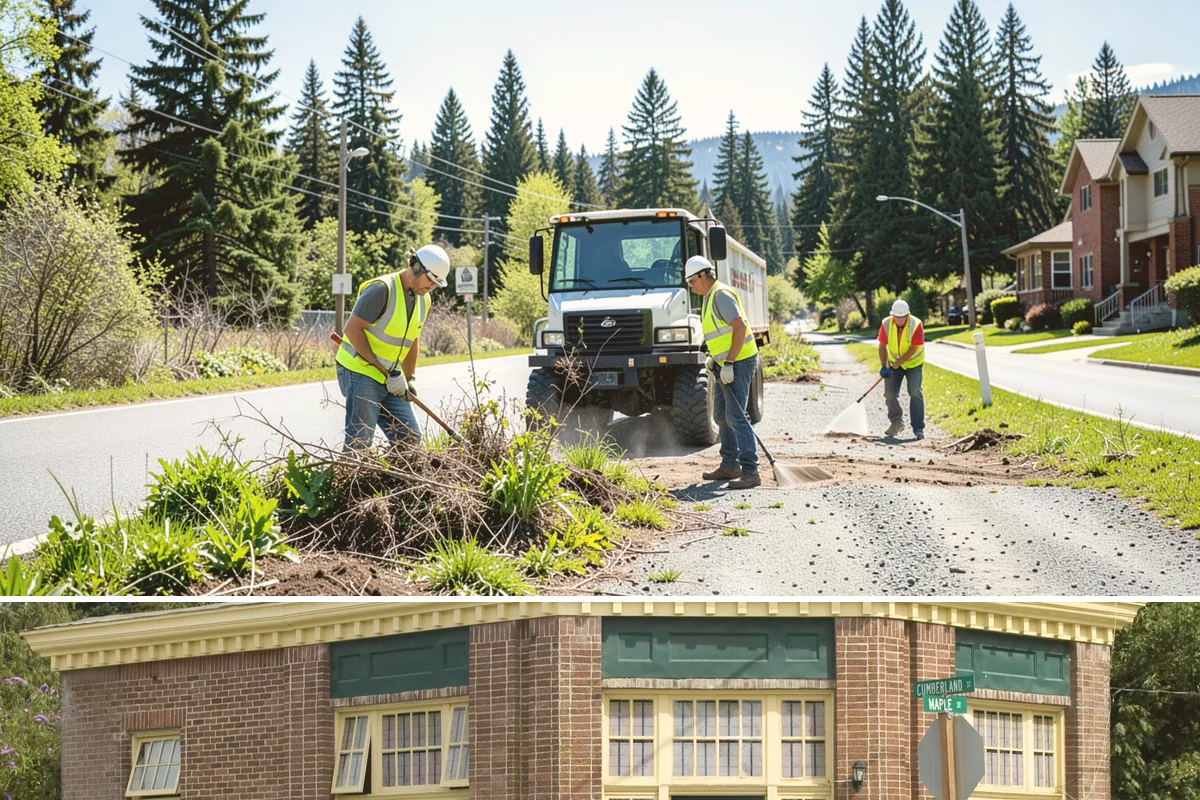 Line Striping in Hamilton, Skagit County, WA - Dry-weather months from late spring through early fall provide the best paint adhesion and cure conditions.