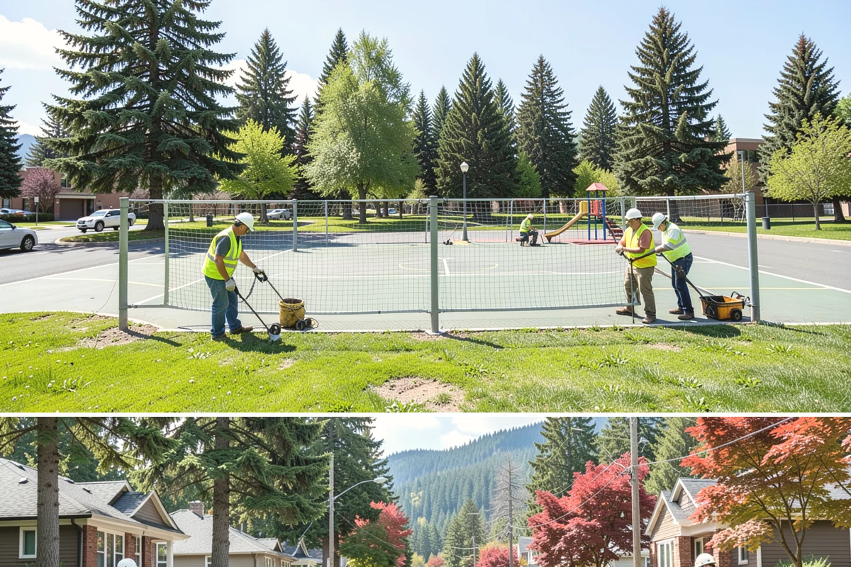Line Striping in Hunts Point, King County, WA - Dry-weather months from late spring through early fall provide the best paint adhesion and cure conditions.
