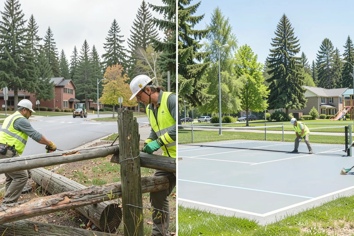 Line Striping in Issaquah, King County, WA - Measure the site and confirm the striping layout
