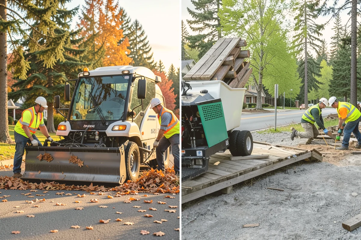 Line Striping in Kirkland, King County, WA - Measure the site and confirm the striping layout