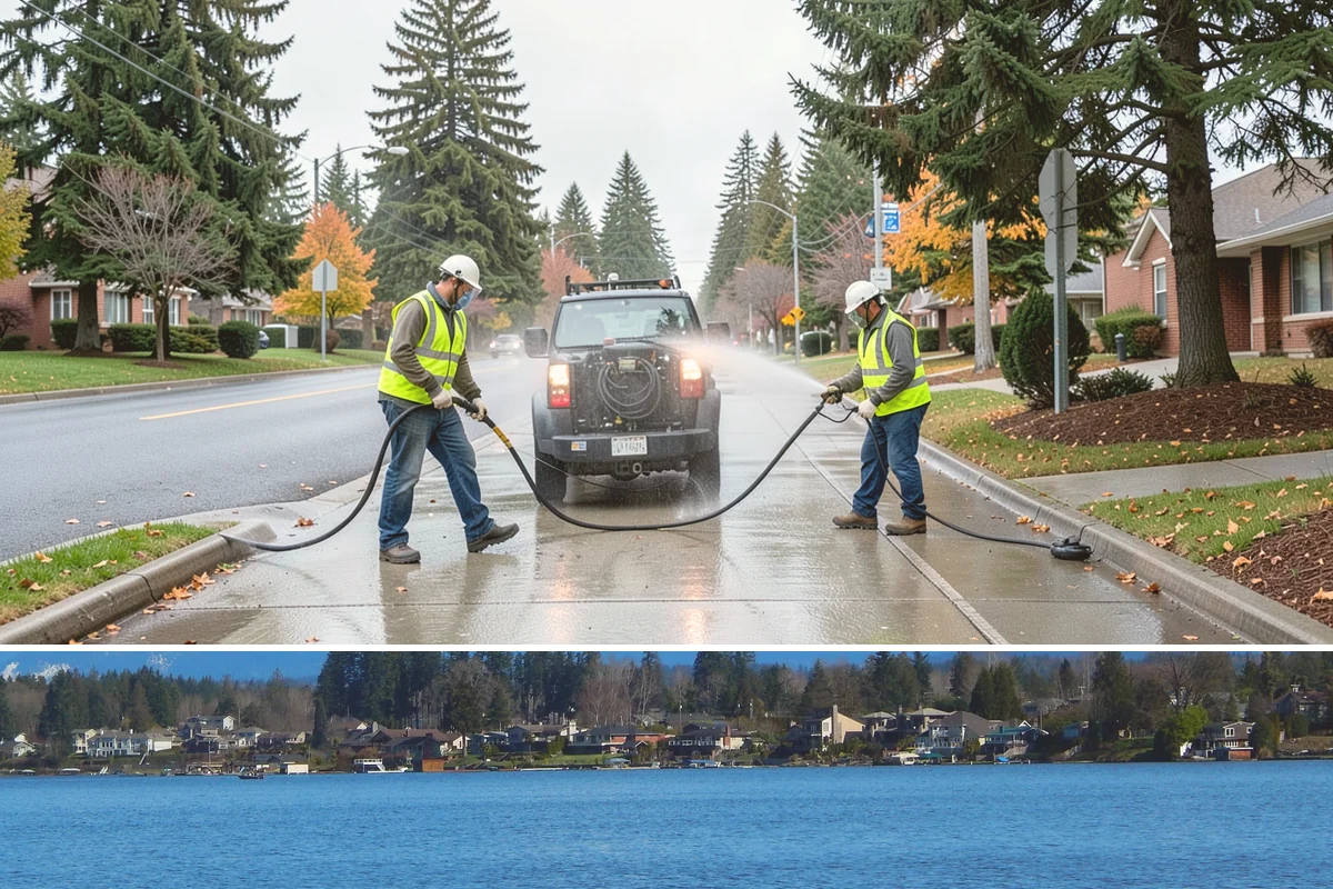Line Striping in Lake Stevens, Snohomish County, WA - Dry-weather months from late spring through early fall provide the best paint adhesion and cure conditions.