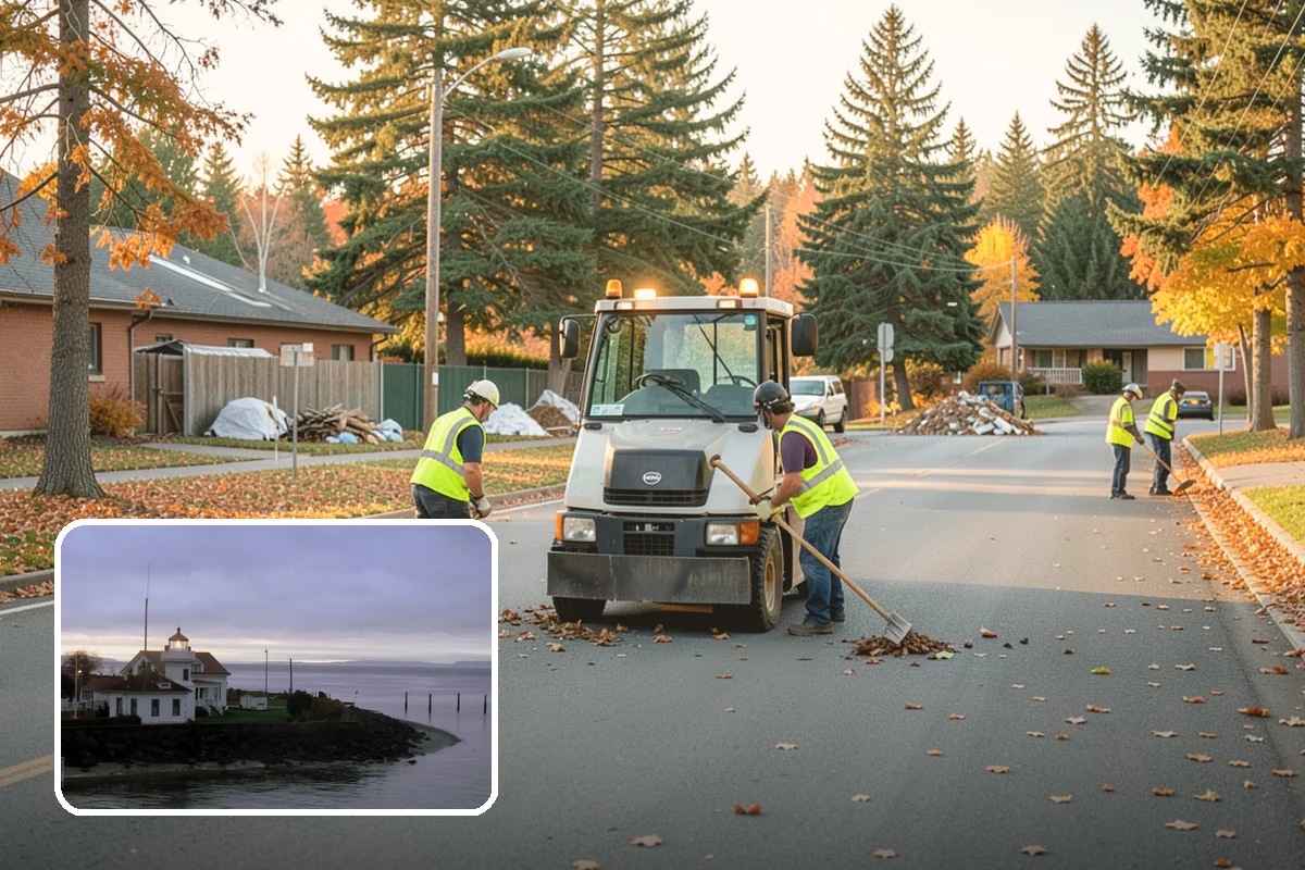 Line Striping in Mukilteo, Snohomish County, WA - Well-defined lanes and parking stalls