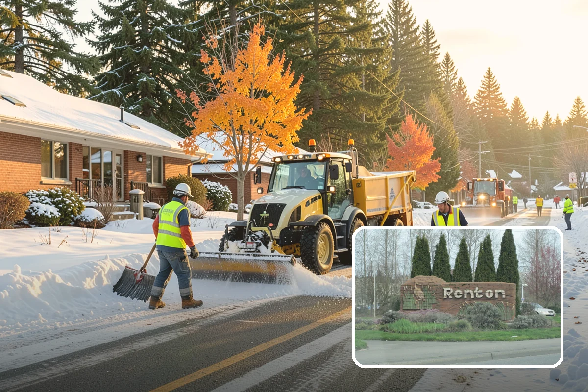 Line Striping in Renton, King County, WA - Well-defined lanes and parking stalls