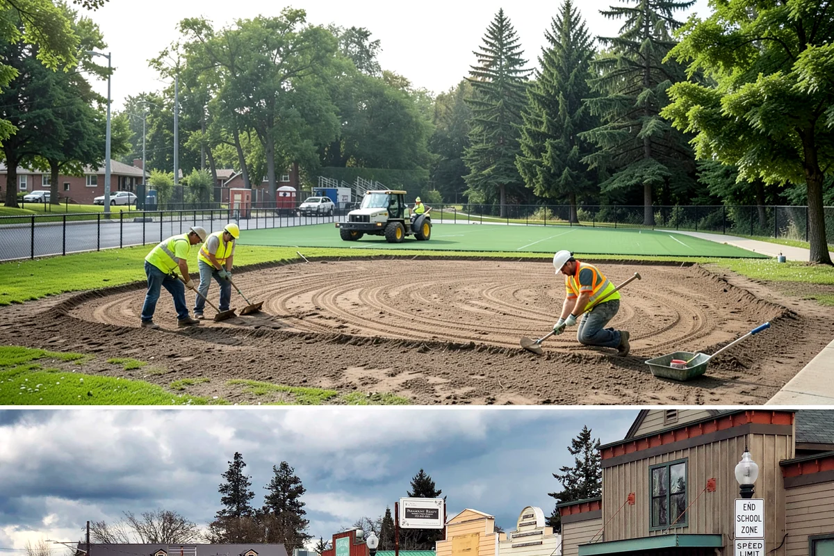 Line Striping in Roy, Pierce County, WA - Dry-weather months from late spring through early fall provide the best paint adhesion and cure conditions.
