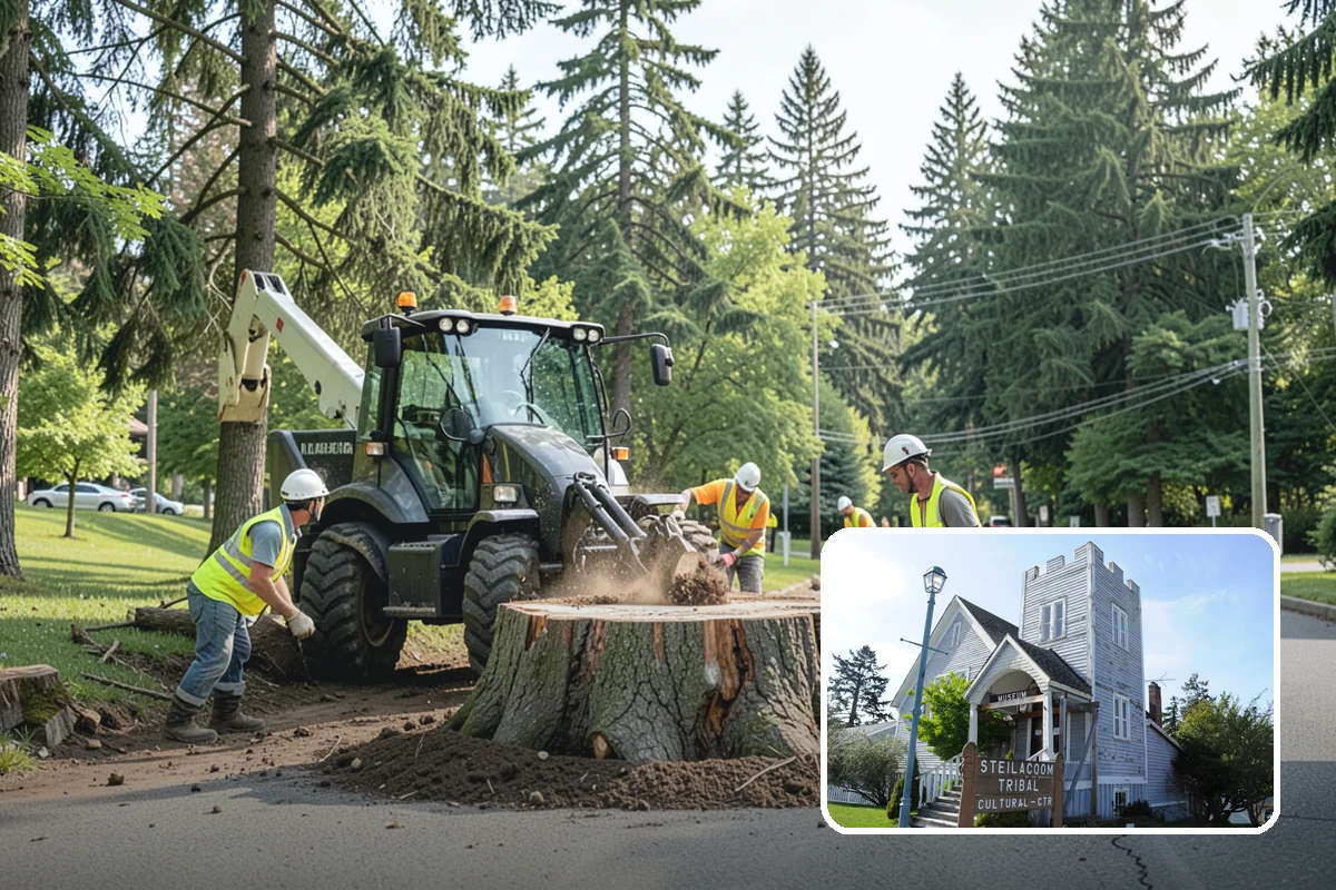 Line Striping in Steilacoom, Pierce County, WA - Well-defined lanes and parking stalls