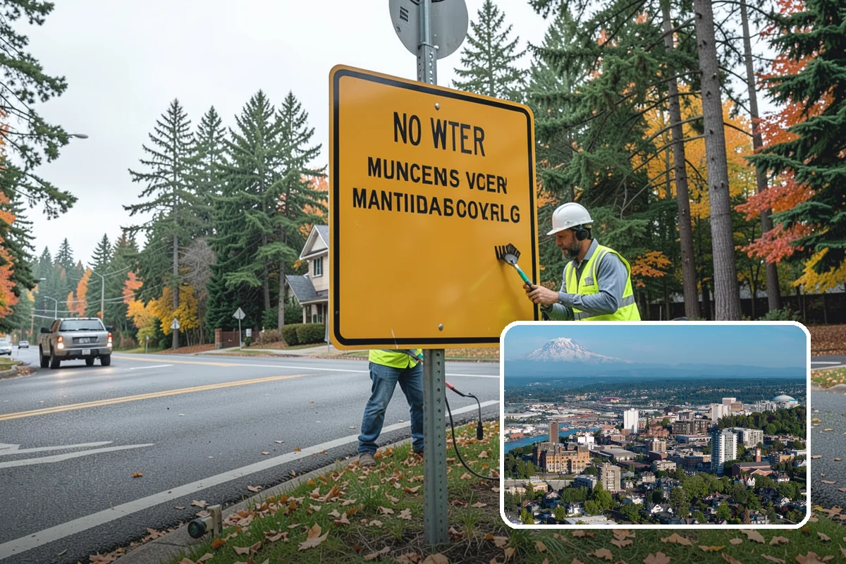 Line Striping in Tacoma, Pierce County, WA - Well-defined lanes and parking stalls