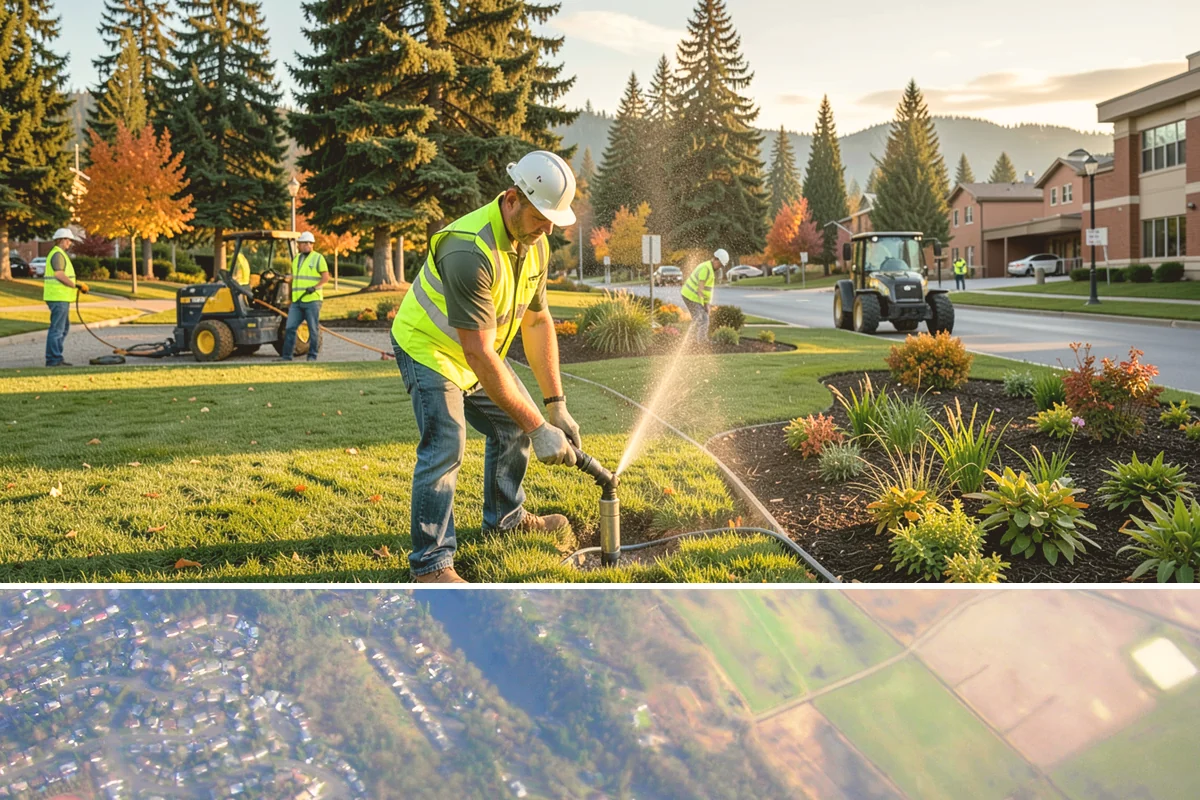 Litter & Grounds Policing in Algona, King County, WA - Windblown debris and leaf litter peak in fall, while event traffic drives higher volumes through summer.