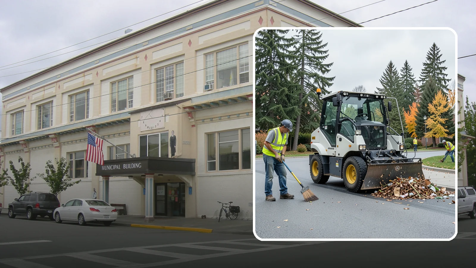 Litter & Grounds Policing in Anacortes, Skagit County, WA - Routine litter policing keeps building entries, plazas, and surrounding grounds clean and orderly.