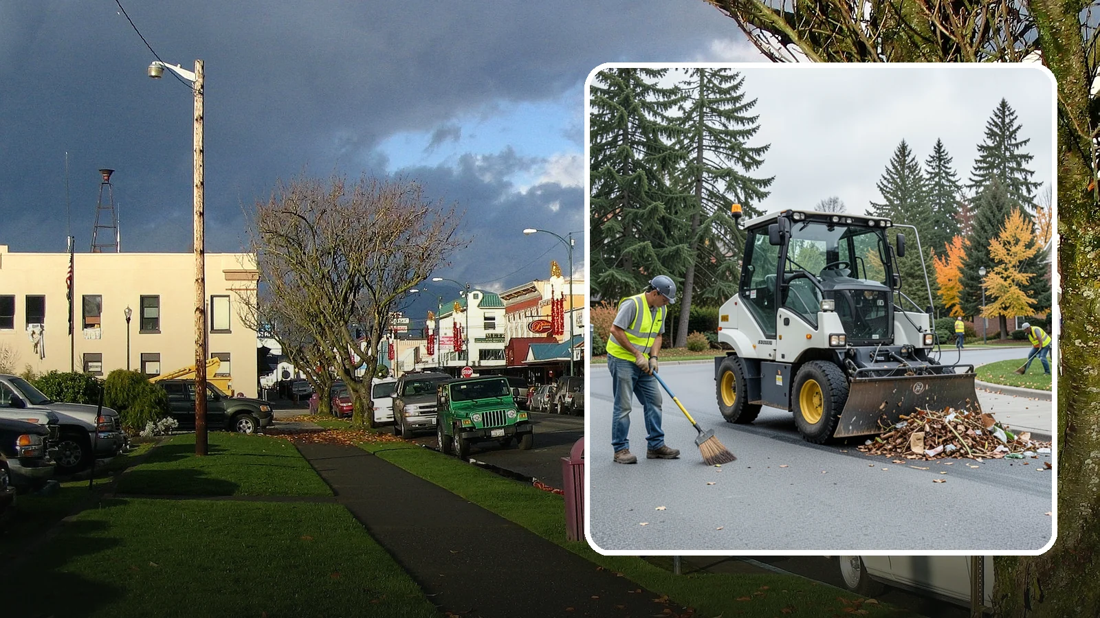 Litter & Grounds Policing in Arlington, Snohomish County, WA - Routine litter policing keeps building entries, plazas, and surrounding grounds clean and orderly.