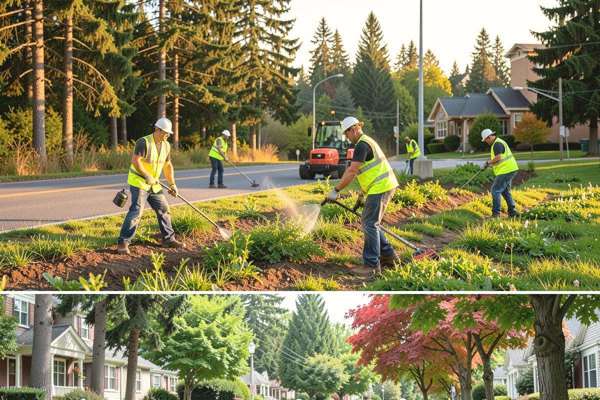 Litter & Grounds Policing in Beaux Arts Village, King County, WA - Windblown debris and leaf litter peak in fall, while event traffic drives higher volumes through summer.