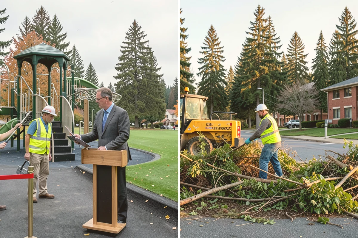 Litter & Grounds Policing in Bellevue, King County, WA - Define the policing route and receptacle locations