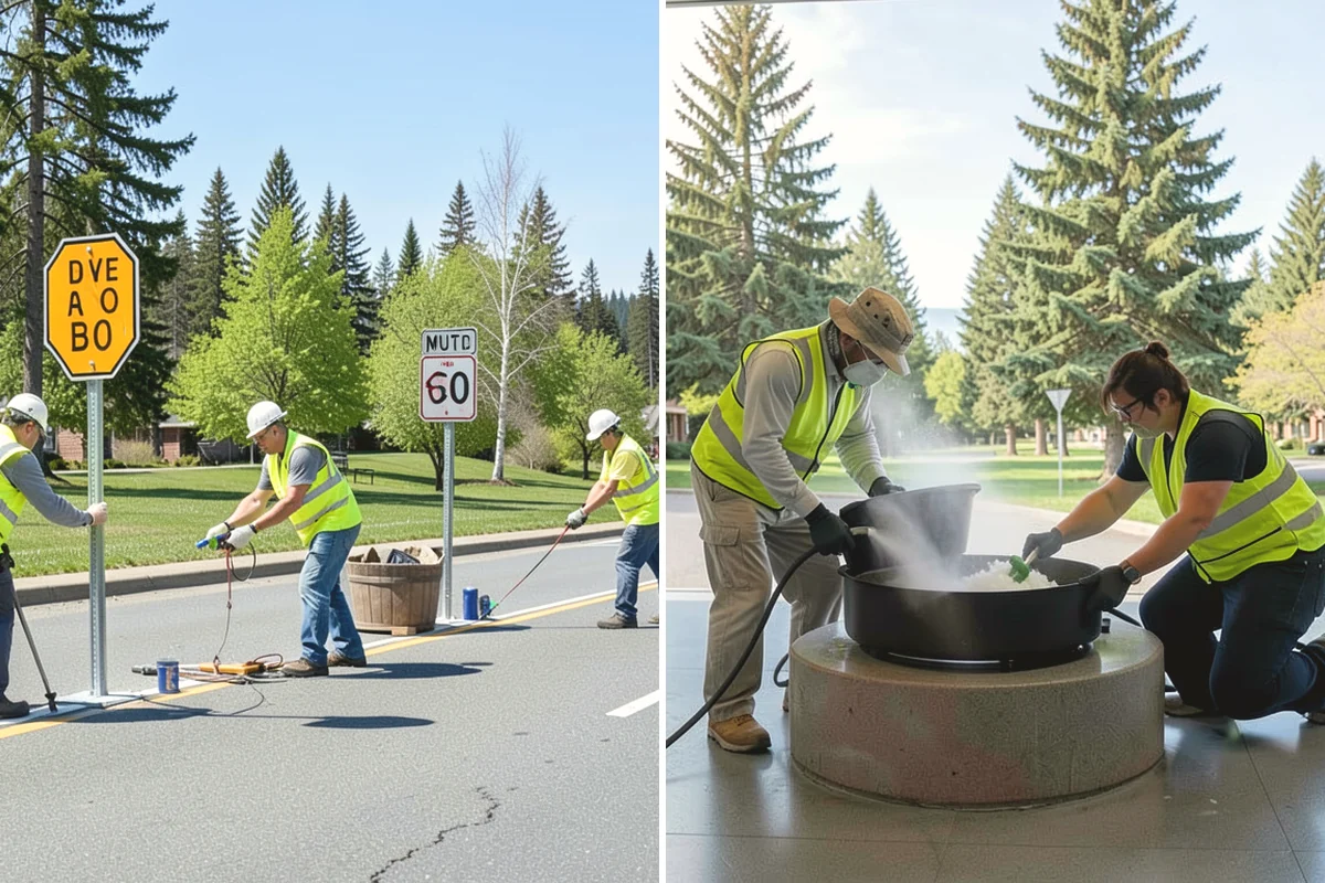 Litter & Grounds Policing in Burien, King County, WA - Define the policing route and receptacle locations