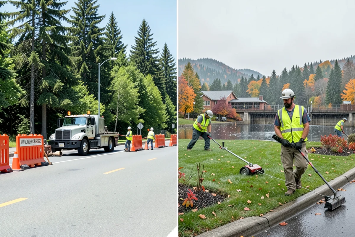 Litter & Grounds Policing in Clyde Hill, King County, WA - Define the policing route and receptacle locations