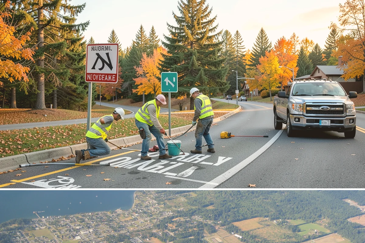 Litter & Grounds Policing in Coupeville, Island County, WA - Windblown debris and leaf litter peak in fall, while event traffic drives higher volumes through summer.