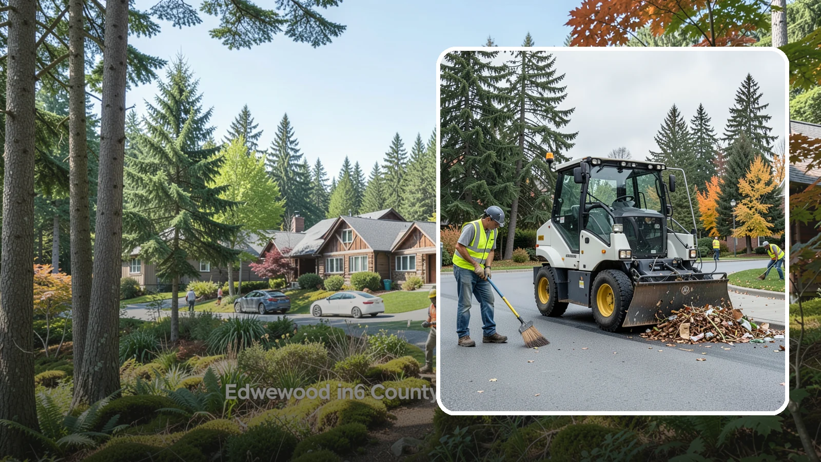 Litter & Grounds Policing in Edgewood, Pierce County, WA - Routine litter policing keeps building entries, plazas, and surrounding grounds clean and orderly.