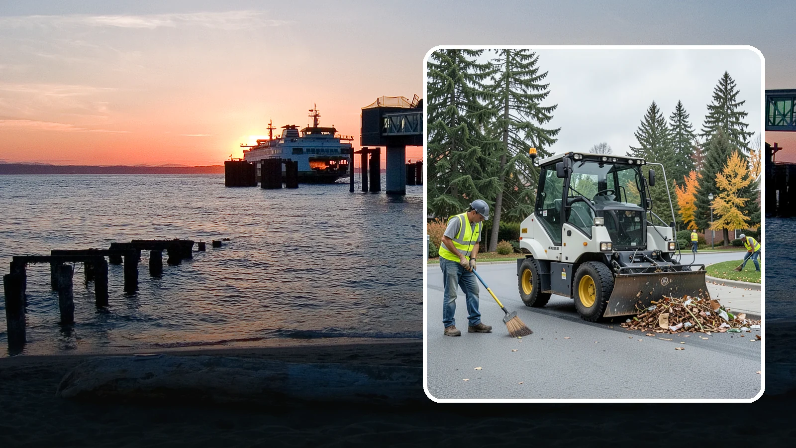 Litter & Grounds Policing in Edmonds, Snohomish County, WA - Routine litter policing keeps building entries, plazas, and surrounding grounds clean and orderly.