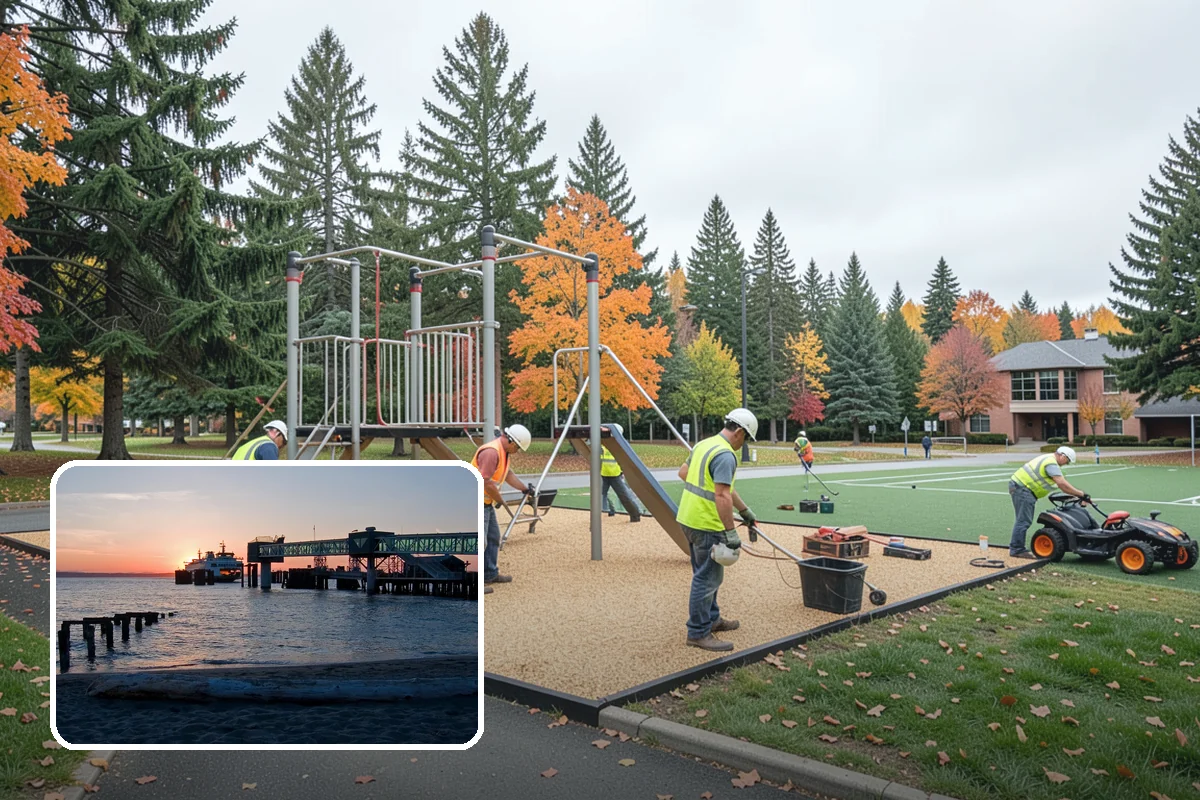 Litter & Grounds Policing in Edmonds, Snohomish County, WA - Consistently clean entries and public plazas