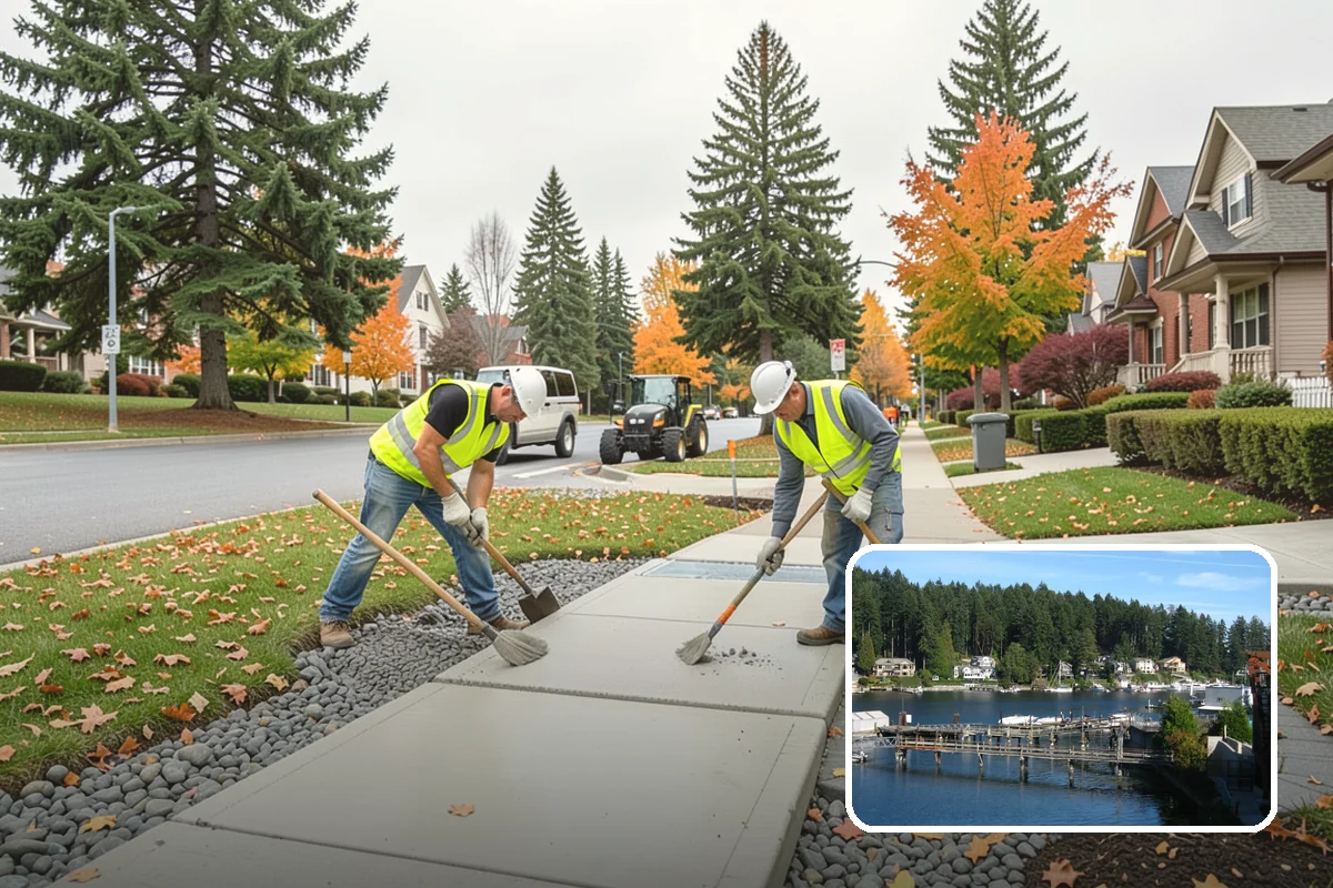 Litter & Grounds Policing in Gig Harbor, Pierce County, WA - Consistently clean entries and public plazas