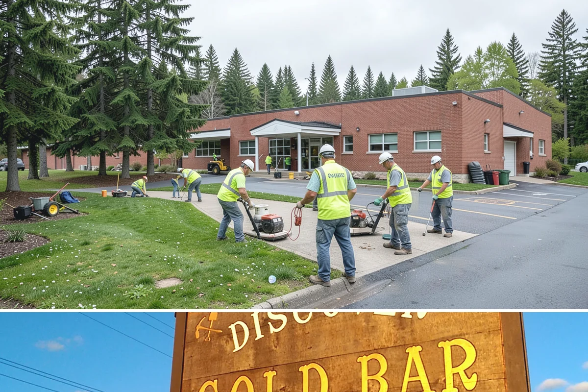 Litter & Grounds Policing in Gold Bar, Snohomish County, WA - Windblown debris and leaf litter peak in fall, while event traffic drives higher volumes through summer.