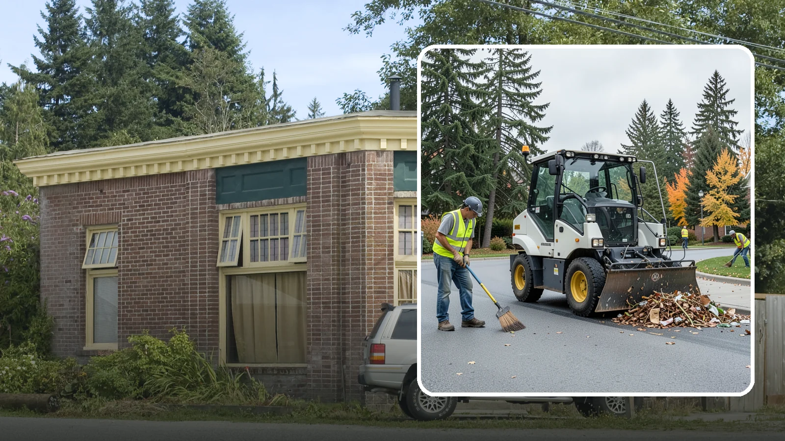 Litter & Grounds Policing in Hamilton, Skagit County, WA - Routine litter policing keeps building entries, plazas, and surrounding grounds clean and orderly.