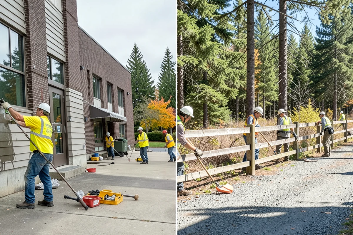 Litter & Grounds Policing in Kenmore, King County, WA - Define the policing route and receptacle locations