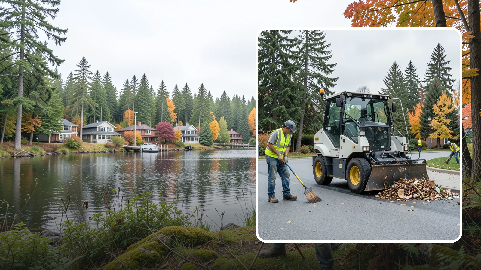 Litter & Grounds Policing in La Conner, Skagit County, WA - Routine litter policing keeps building entries, plazas, and surrounding grounds clean and orderly.