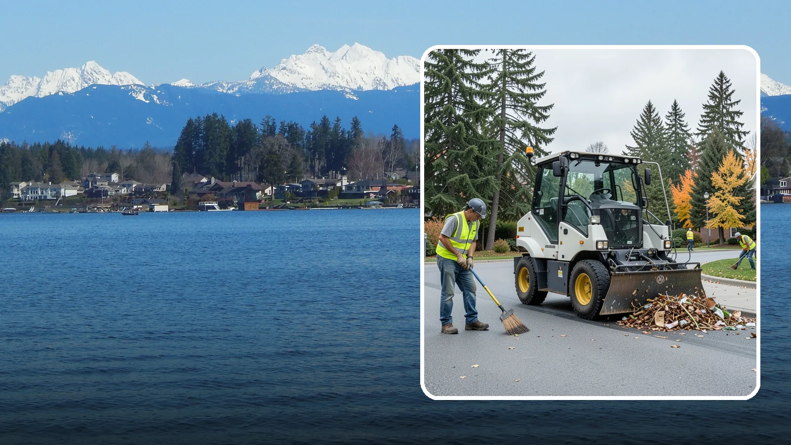 Litter & Grounds Policing in Lake Stevens, Snohomish County, WA - Routine litter policing keeps building entries, plazas, and surrounding grounds clean and orderly.