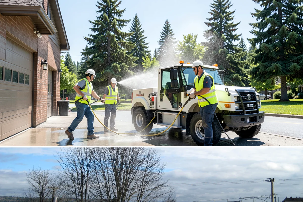 Litter & Grounds Policing in Langley, Island County, WA - Windblown debris and leaf litter peak in fall, while event traffic drives higher volumes through summer.