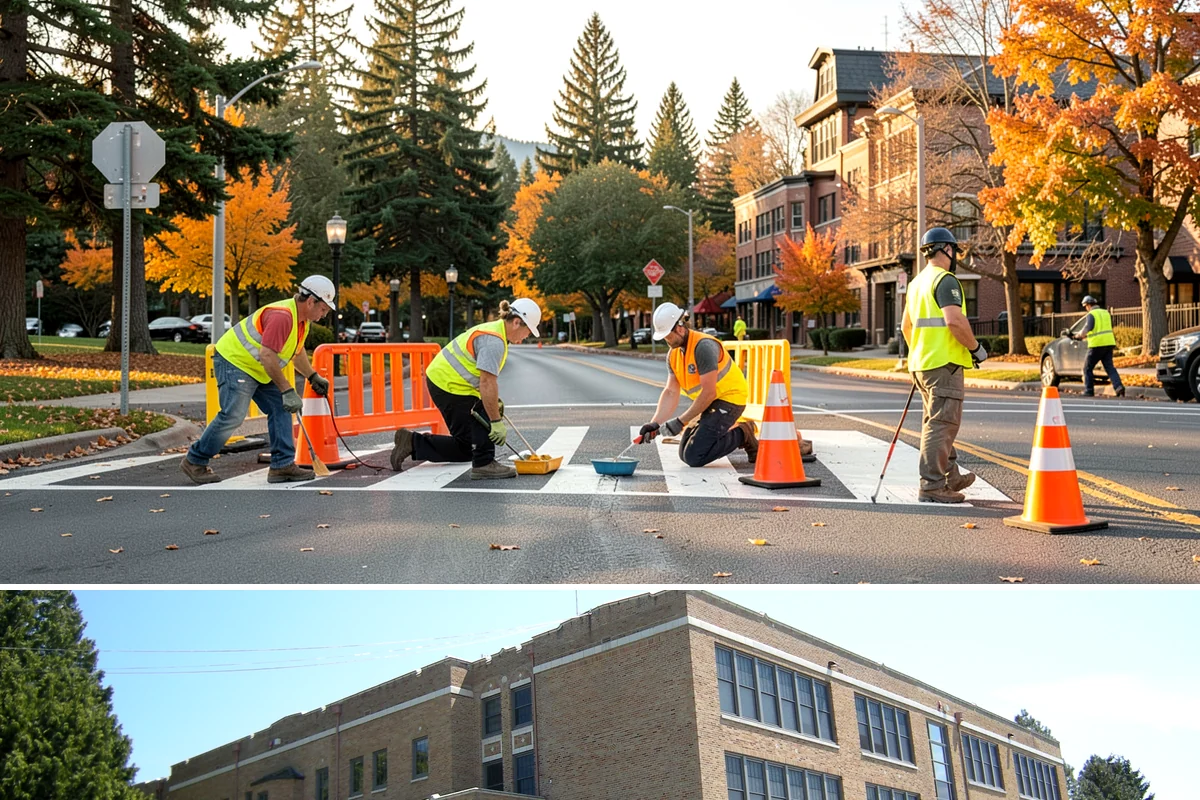 Litter & Grounds Policing in Maple Valley, King County, WA - Windblown debris and leaf litter peak in fall, while event traffic drives higher volumes through summer.