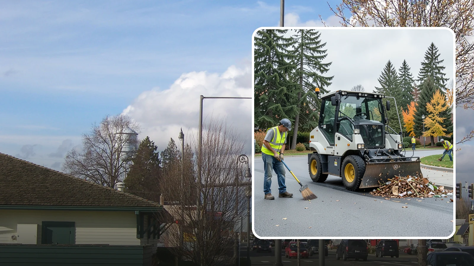 Litter & Grounds Policing in Marysville, Snohomish County, WA - Routine litter policing keeps building entries, plazas, and surrounding grounds clean and orderly.