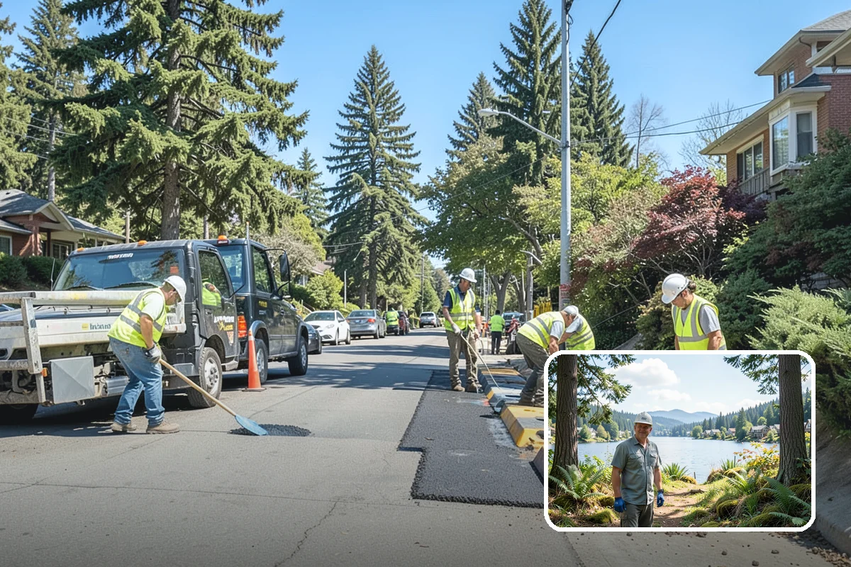 Litter & Grounds Policing in Milton, King County, WA - Consistently clean entries and public plazas