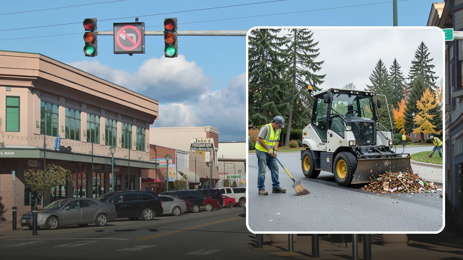 Litter & Grounds Policing in Monroe, Snohomish County, WA - Routine litter policing keeps building entries, plazas, and surrounding grounds clean and orderly.