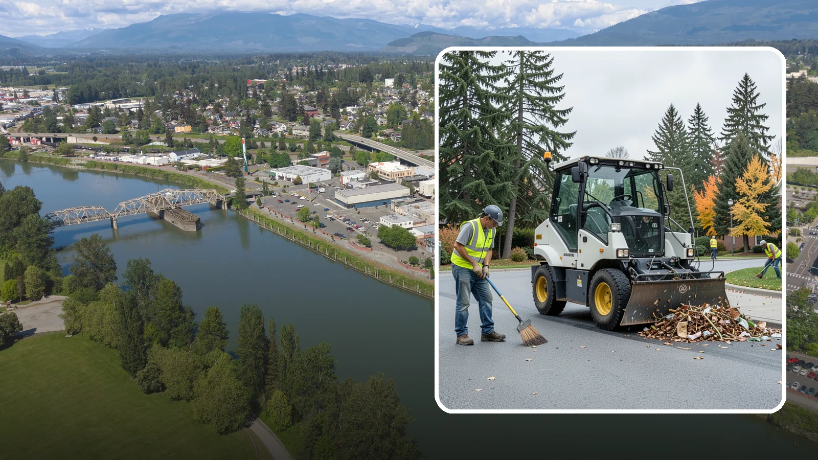 Litter & Grounds Policing in Mount Vernon, Skagit County, WA - Routine litter policing keeps building entries, plazas, and surrounding grounds clean and orderly.