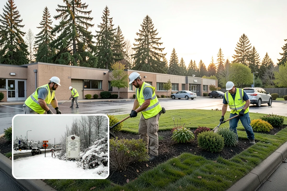 Litter & Grounds Policing in Newcastle, King County, WA - Consistently clean entries and public plazas