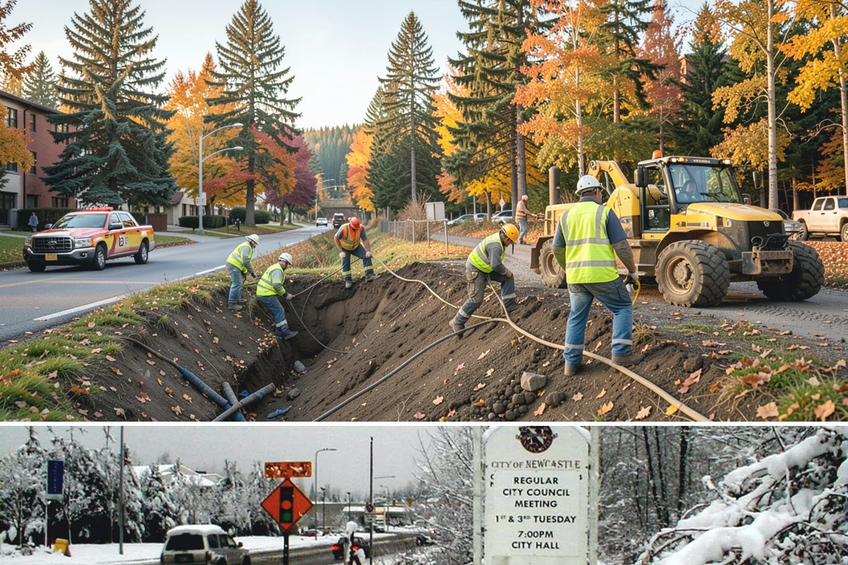 Litter & Grounds Policing in Newcastle, King County, WA - Windblown debris and leaf litter peak in fall, while event traffic drives higher volumes through summer.