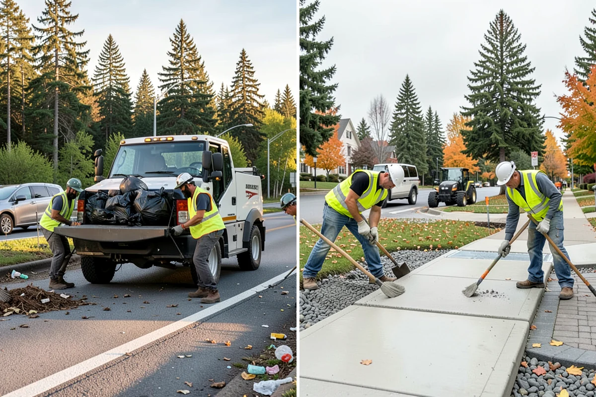 Litter & Grounds Policing in Normandy Park, King County, WA - Define the policing route and receptacle locations