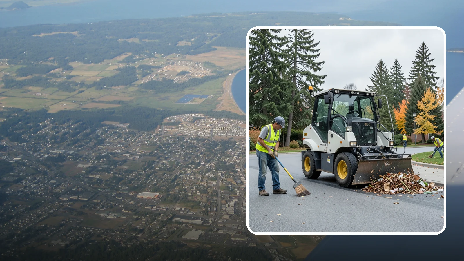 Litter & Grounds Policing in Oak Harbor, Island County, WA - Routine litter policing keeps building entries, plazas, and surrounding grounds clean and orderly.
