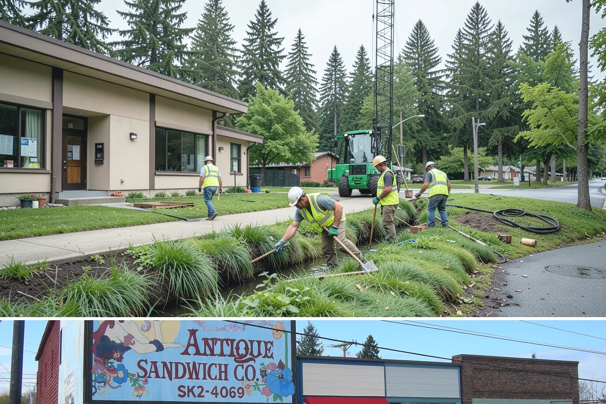 Litter & Grounds Policing in Ruston, Pierce County, WA - Windblown debris and leaf litter peak in fall, while event traffic drives higher volumes through summer.