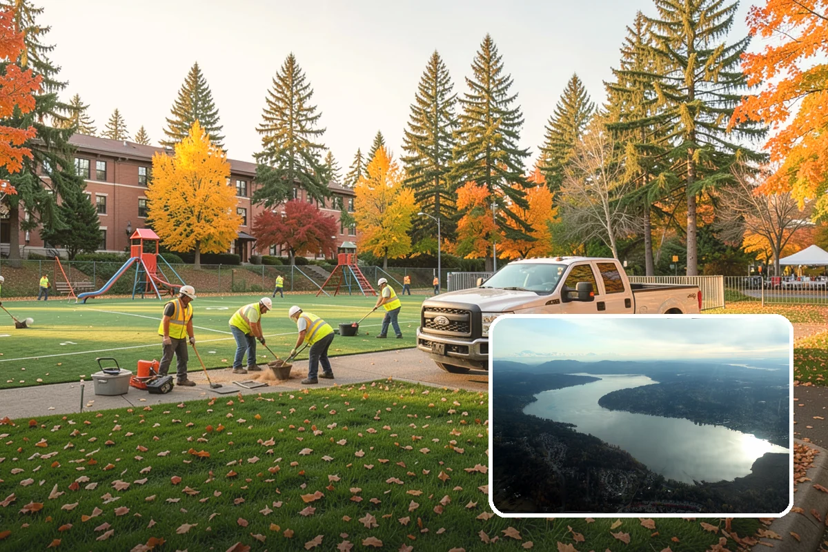 Litter & Grounds Policing in Sammamish, King County, WA - Consistently clean entries and public plazas