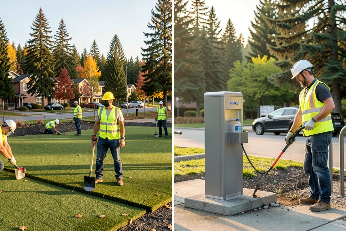 Litter & Grounds Policing in Sedro-Woolley, Skagit County, WA - Define the policing route and receptacle locations