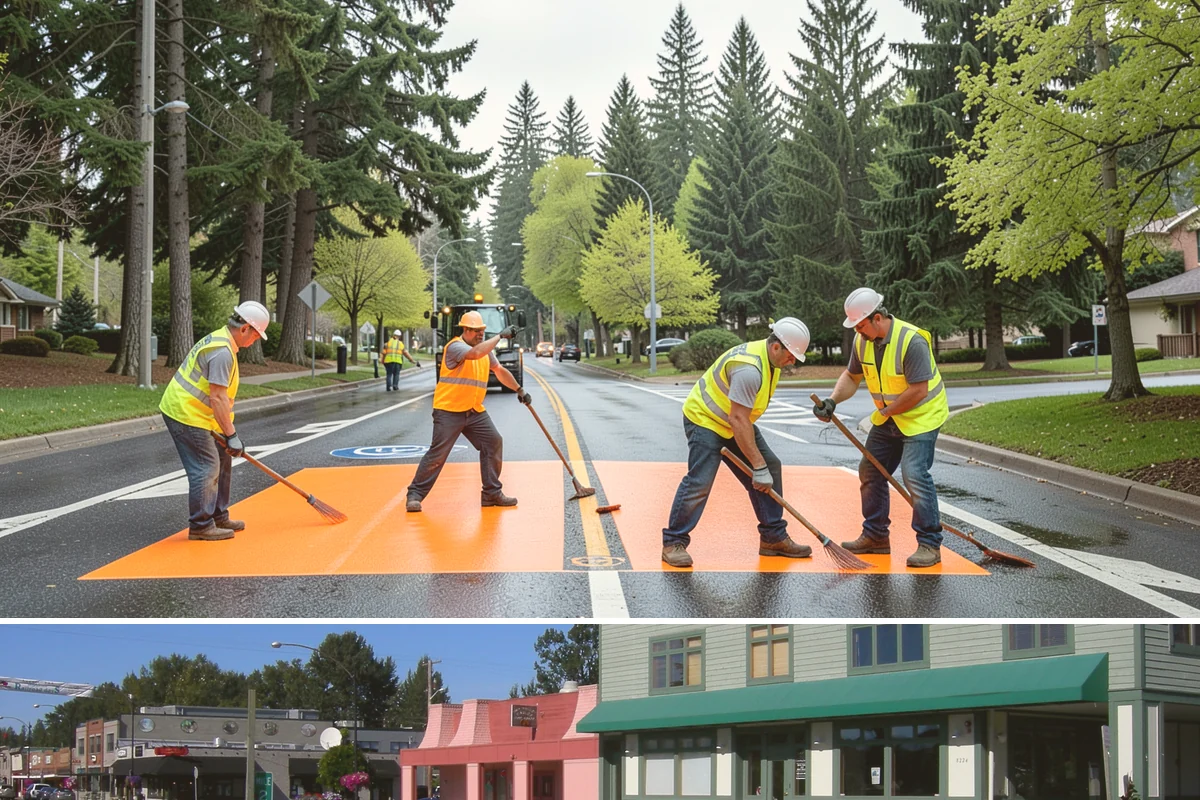 Litter & Grounds Policing in Snoqualmie, King County, WA - Windblown debris and leaf litter peak in fall, while event traffic drives higher volumes through summer.
