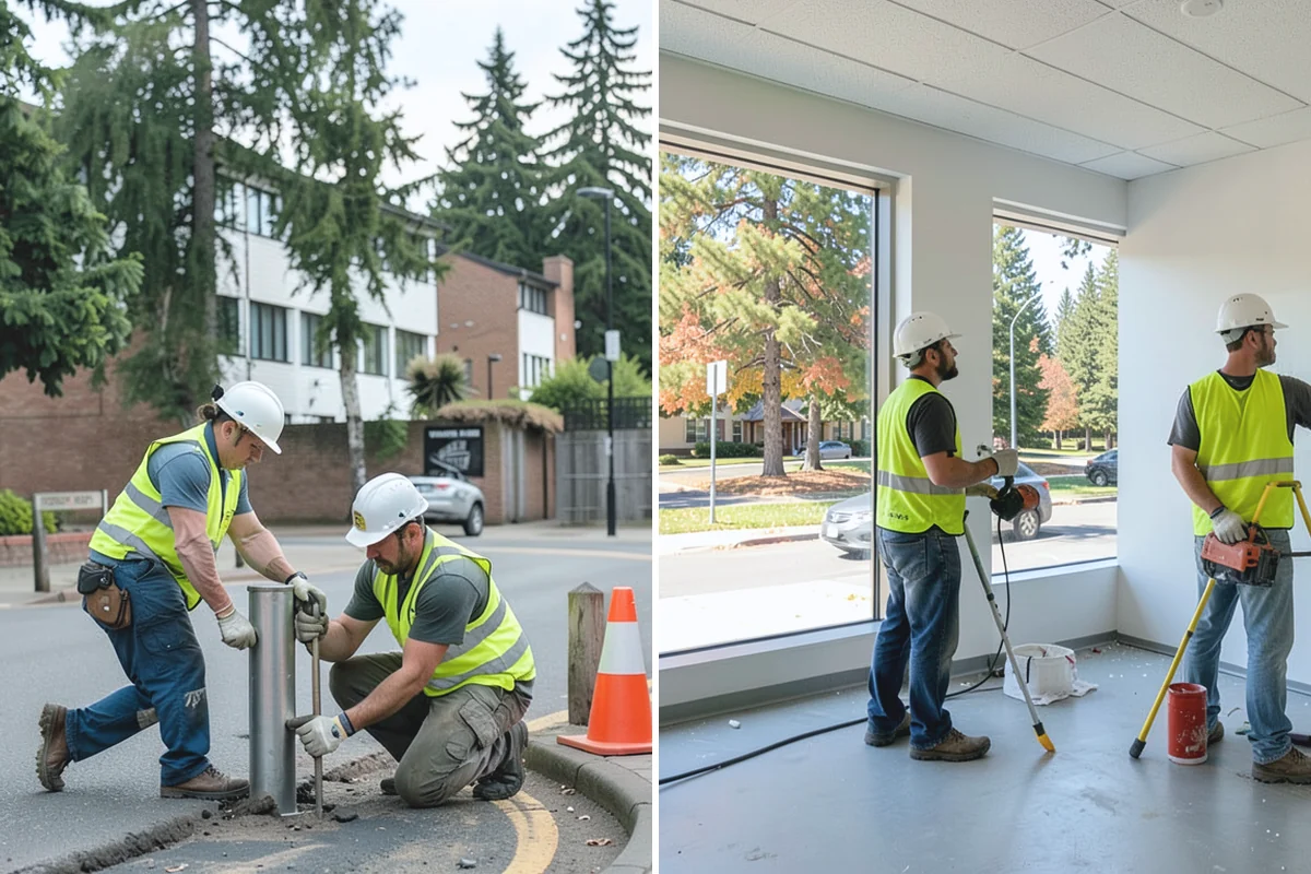 Litter & Grounds Policing in Sumner, Pierce County, WA - Define the policing route and receptacle locations