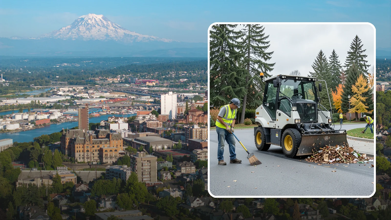 Litter & Grounds Policing in Tacoma, Pierce County, WA - Routine litter policing keeps building entries, plazas, and surrounding grounds clean and orderly.